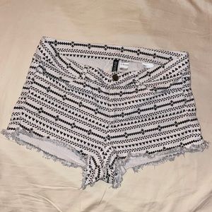 Super cute frayed tribal shorts size 12